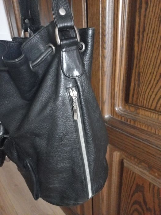 Torba torebka worek skora naturalna