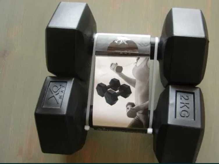 Nowy Komplet  Hantli 4 Kg 2x2Kg Ćwiczenia Fitnes Rehabilitacja