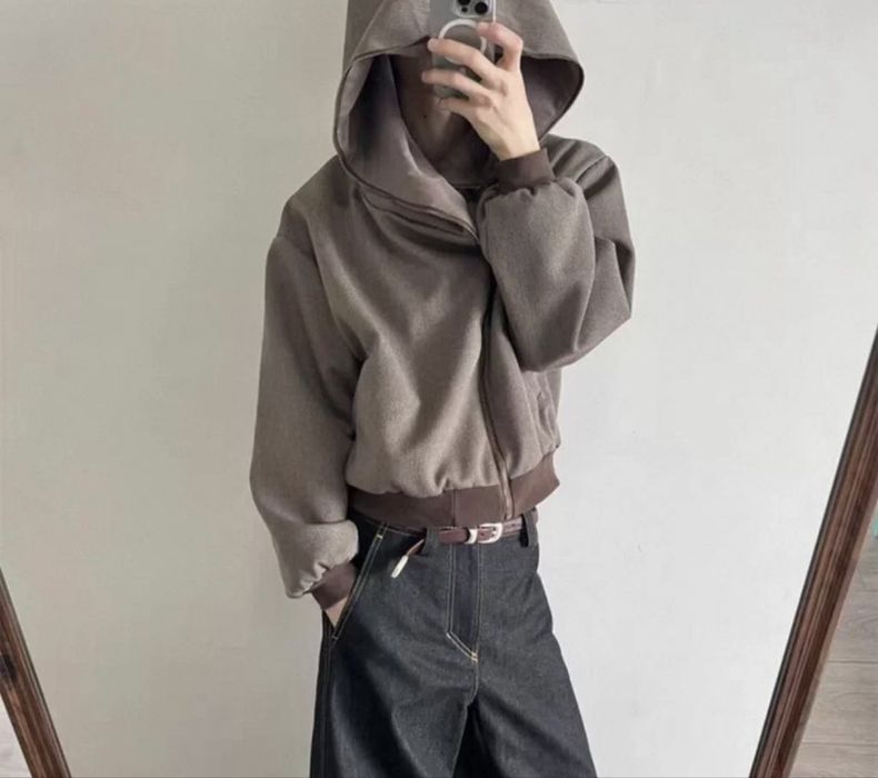 Дизайнерське зіп-худі Slight Vogue Labyrinth Mocha (нове, з біркою)