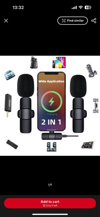 Два мікрофи для телефона, запису звуку