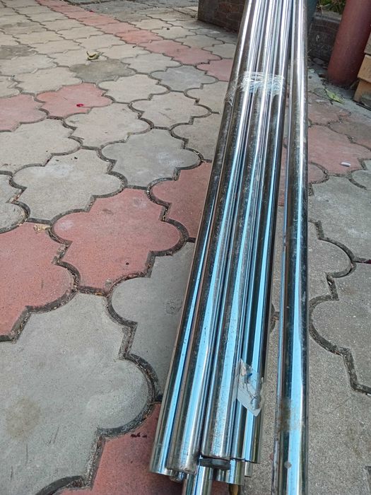 труба хромированная,   б.у., разные размеры.