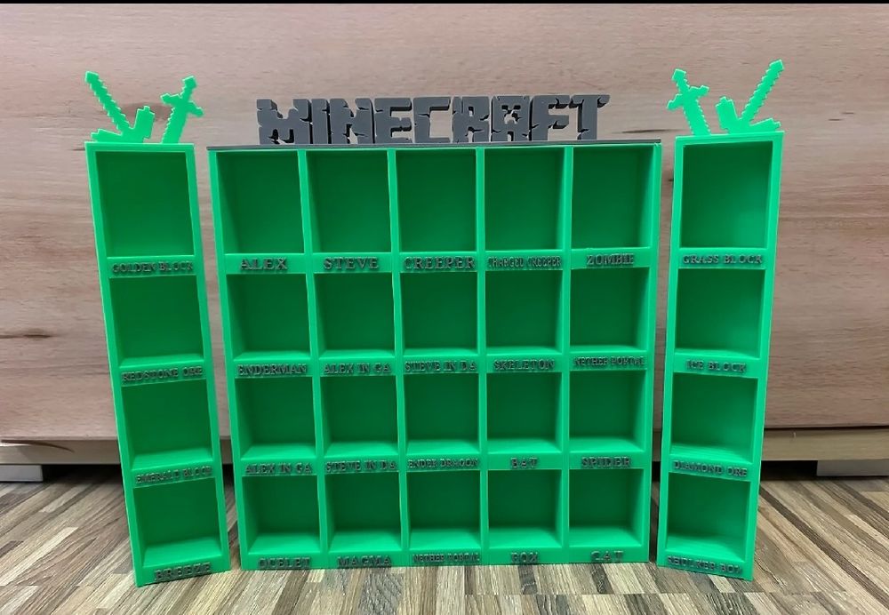‼️РОЗПРОДАЖ‼️ Бокс/Стенд/Підставка/Поличка для Фігурок Kinder Minecraft з Майнкрафт