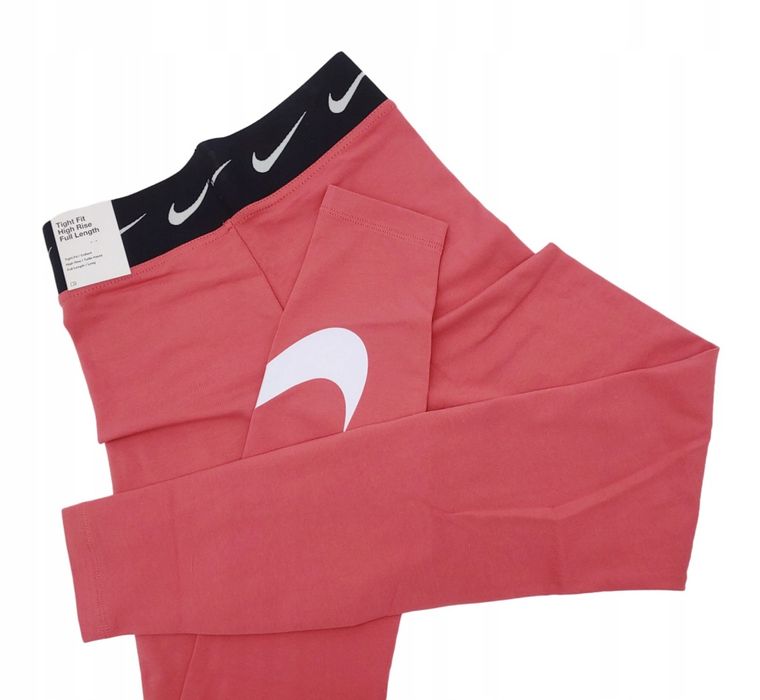 Nike tight fit high rise full length damskie długie legginsy rozmiar S