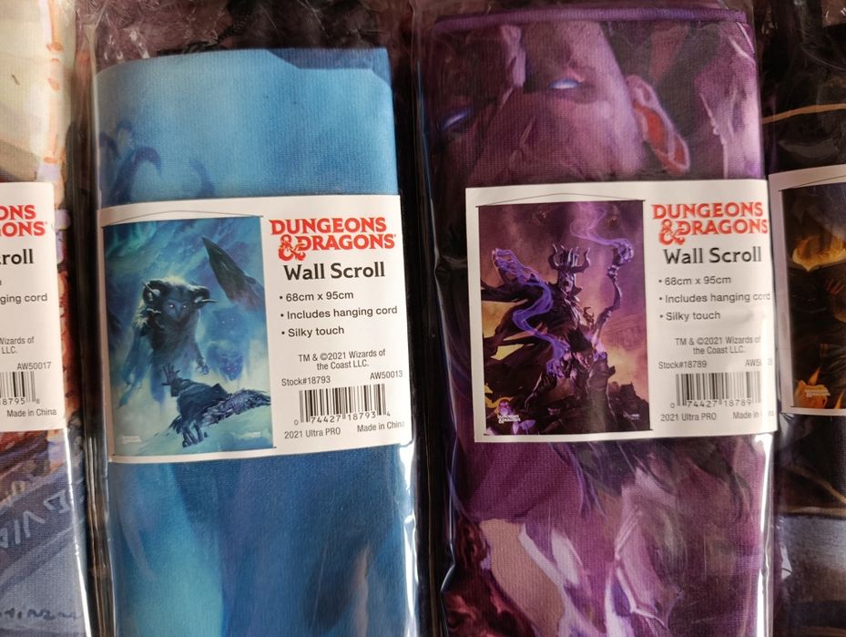 Ultra Pro: Dungeons & Dragons - Wall Scroll - 5 banerów