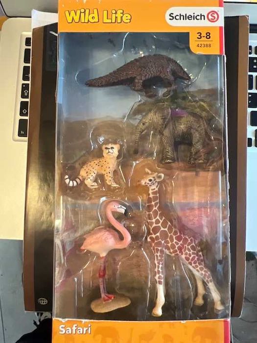 Zestaw 5 dzikich zwierząt schleich 42388