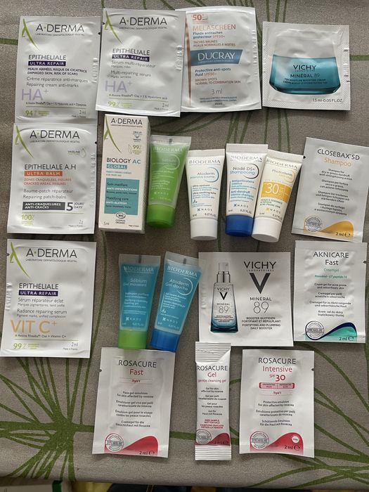 Cerave Avene La Roche Posay Uriage Vichy  Ducray  ADerma  Bioderma