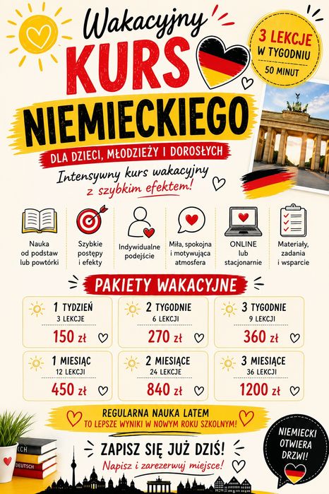 Niemiecki- online i stacjonarnie