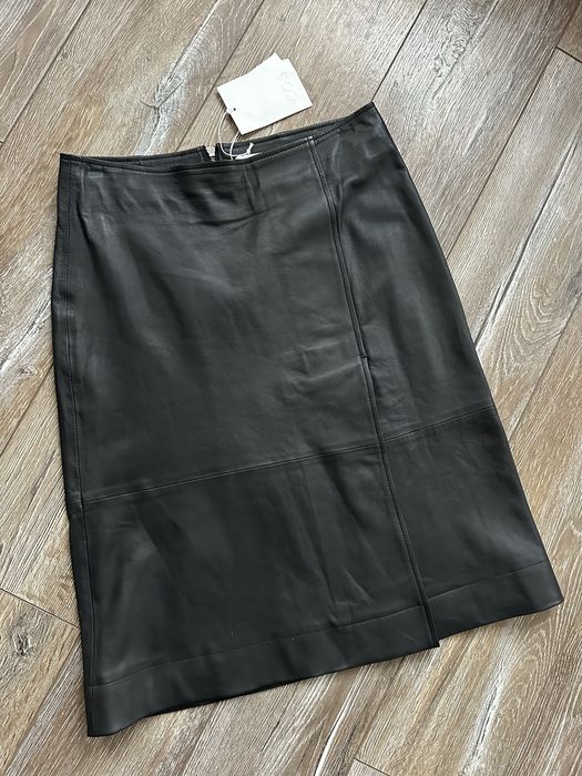 Спідниця COS, натуральна шкіра