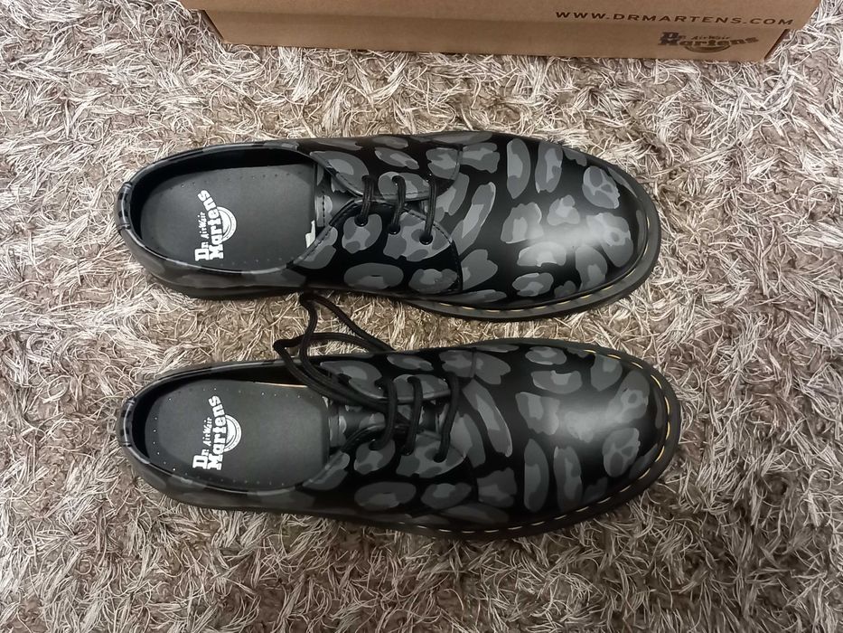 Dr Martens 1461 Distorted Leopard smooth 10 45