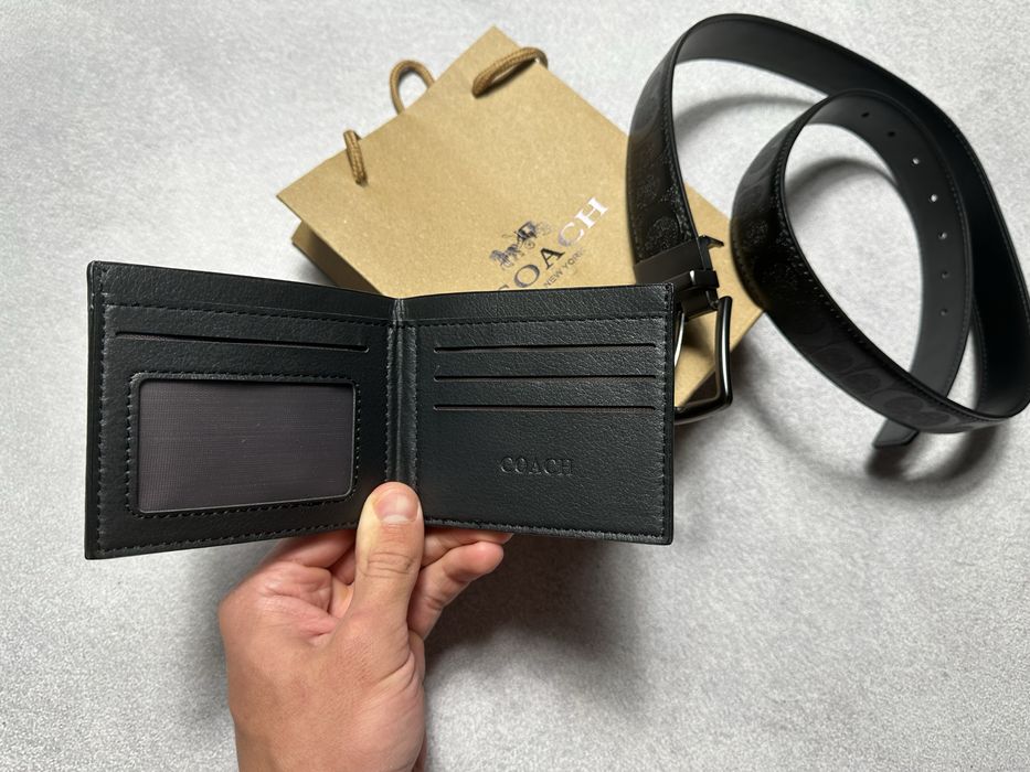 Комплект Гаманець + Ремінь Coach