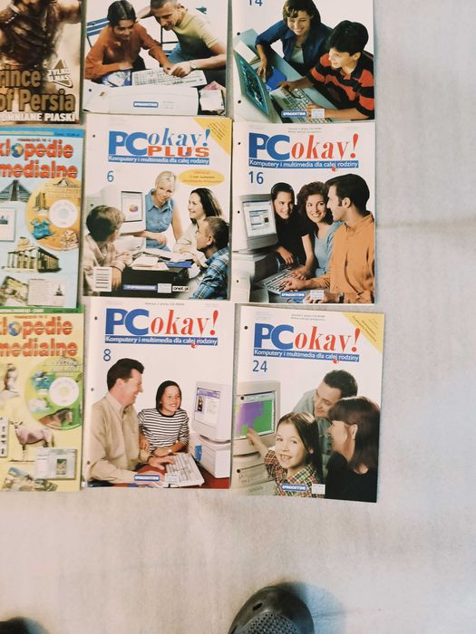 Stare czasopisma komputerowe PC Okay, Komputer Świat dla zbieraczy.
