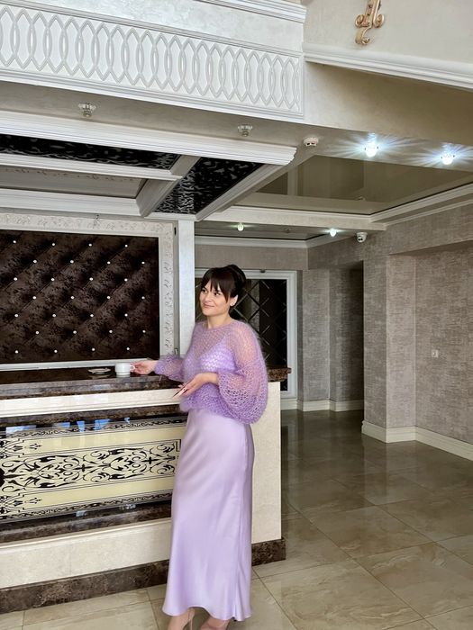 Сукня плаття атласне