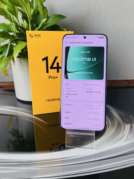 Realme 14 Pro+ 5G 512GB Gwarancja !