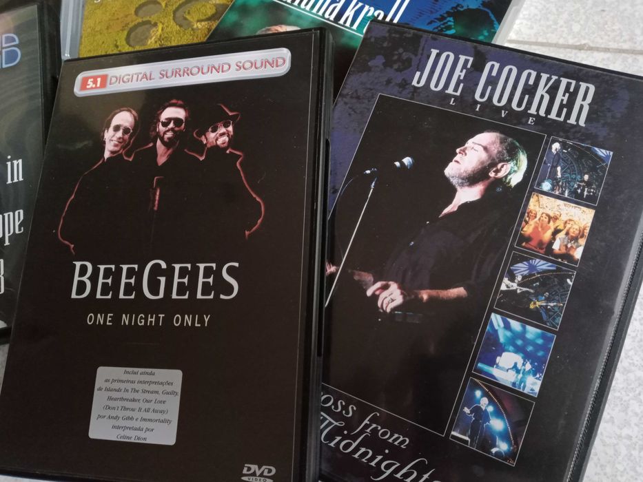DVD Musicais - Vários artistas e bandas - como novos - Música