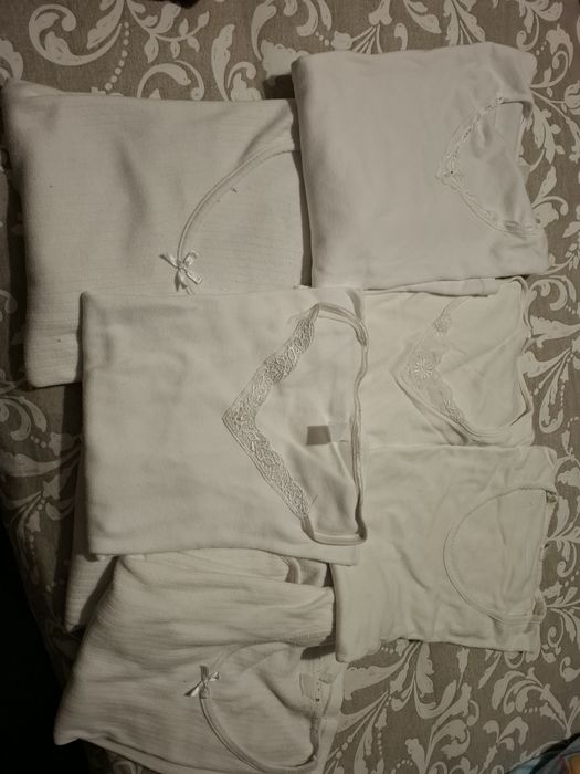 Camisola interior branca canelada ou lisa