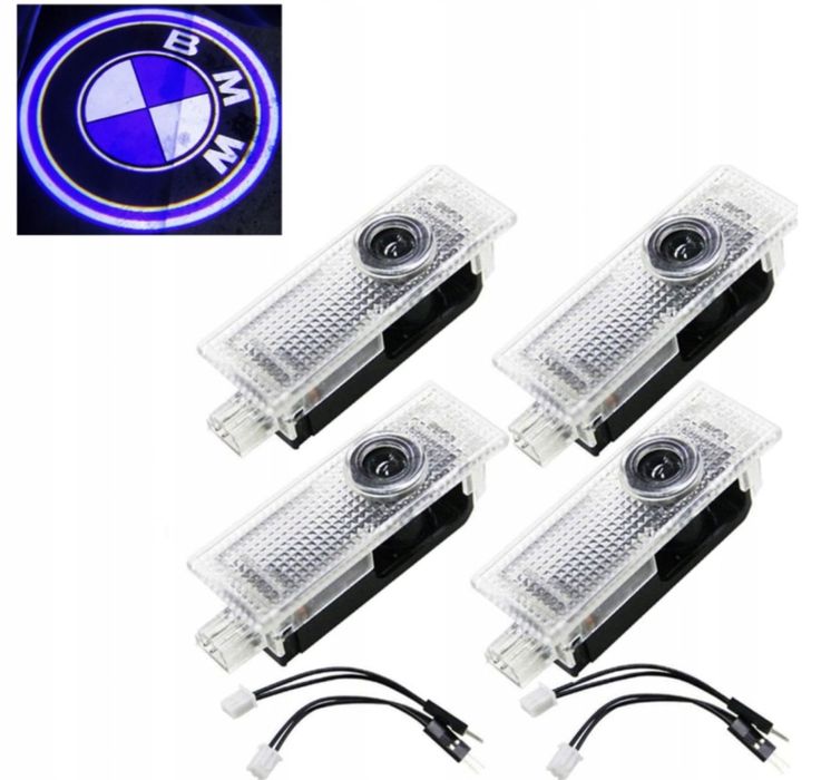 4 szt Projektor LED drzwi logo BMW seria: 3 / 4 / 5 / 6 / 7 M/X/Z/GT
