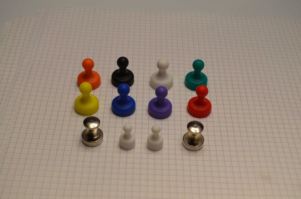 Magnes neodymowy do tablicy magnetycznej pionek na tablice lodówkę
