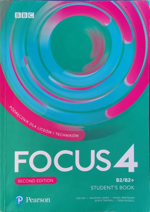 Focus 4 Second Edition B2/B2+ Pearson – podręcznik + ćwiczenia + kody
