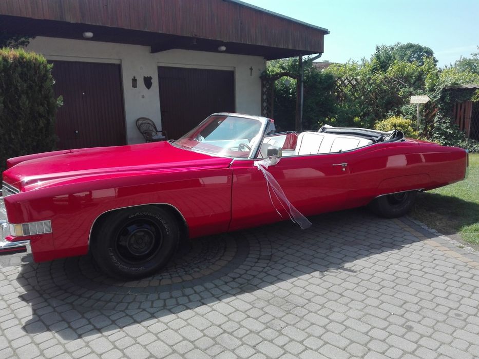 Samochód do ślubu. Cadillac na wesele.