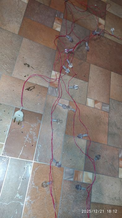 Ёлочная гирлянда Спектр - СССР