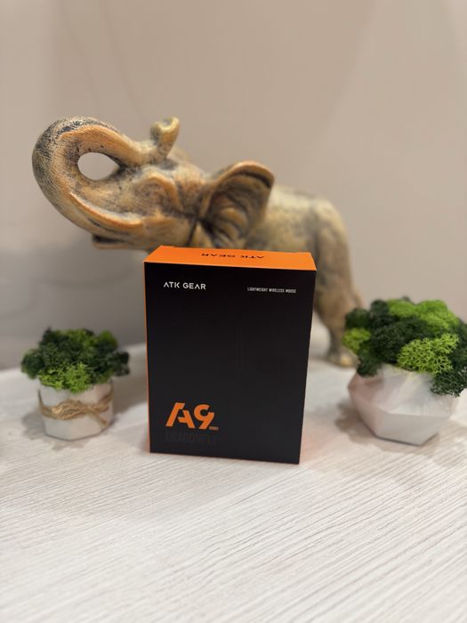ATK A9 Plus !ГАРАНТІЯ! рожева мишка ігрова легка  ТОП