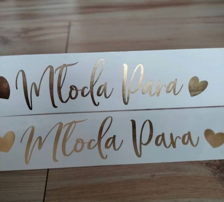 Komplet tablic rejestracyjnych