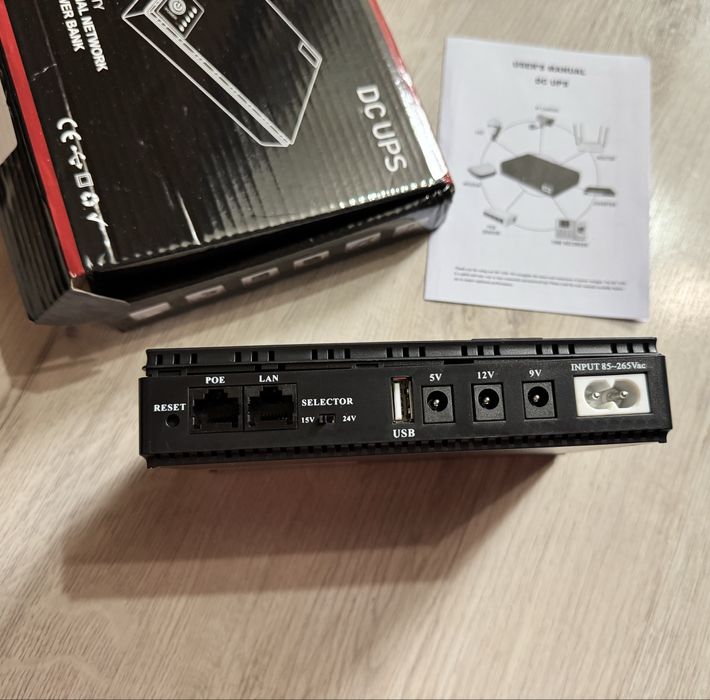 Резервне джерело безперебійного живлення для wifi UPS для роутера