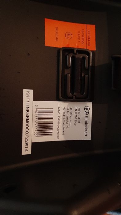 Kinderkraft fotelik samochodowy 0-13kg