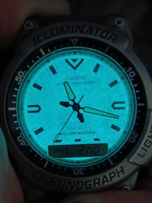 Casio DRO-207 - zegarek dla nurków. Ana-digi. Duro 200M. JDM. Trudno dostępny w Europie
