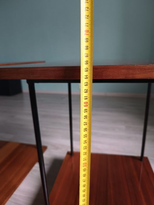 Stolik RTV stół PRL Vintage fajny oryginalny stan 2 szt