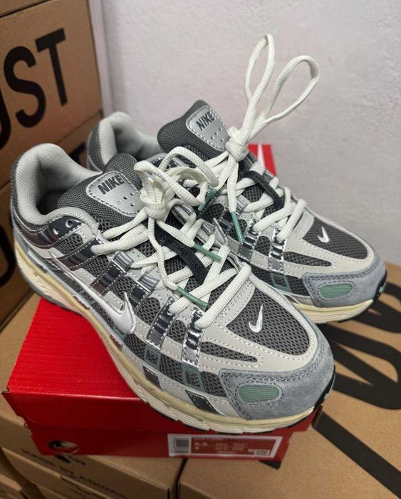 Кроссовки Nike P-6000 Flat Pewter / Найк П-6000 серые 38 39 40 41 42 43
