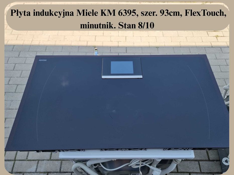 Płyta indukcyjna Miele KM 6395, szer.93cm, FlexTouch,minutnik.Stan8/10