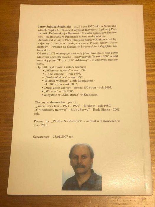 PIEŚŃ O SOLIDARNOŚCI - Jerzy Juliusz Stadnicki