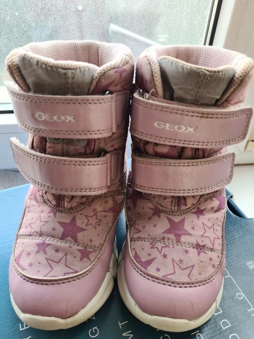 Сапожки geox на девочку зимние 27 р.