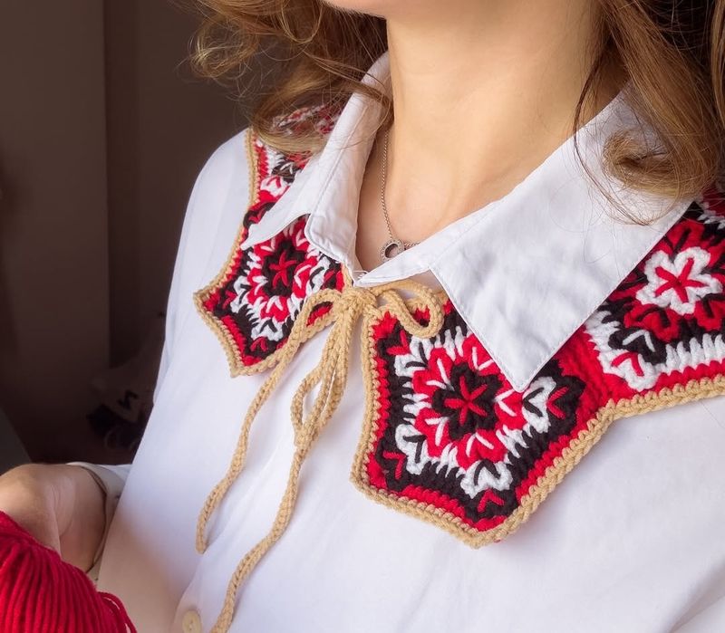 Комірець гачком на замовлення