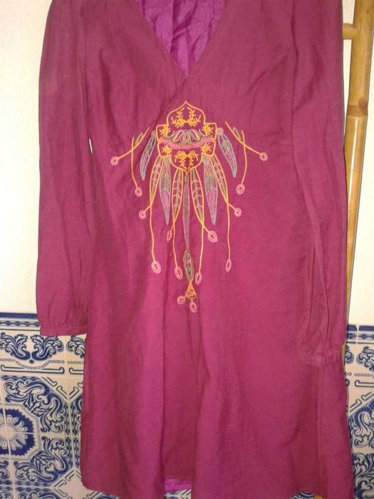 Vestido Surkana bordado