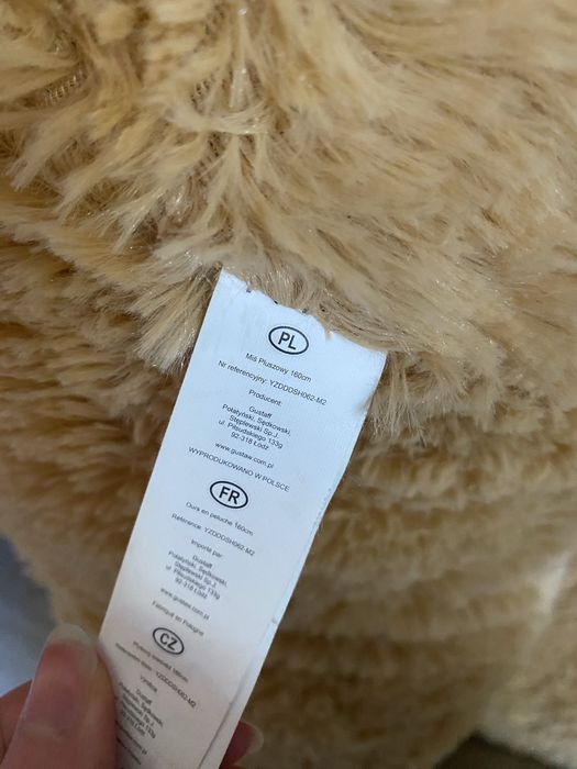 Duży pluszowy miś 160cm