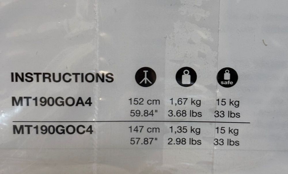 Manfrotto 190 Go! MT190GOA4US — новий професійний штатив, Made in Italy