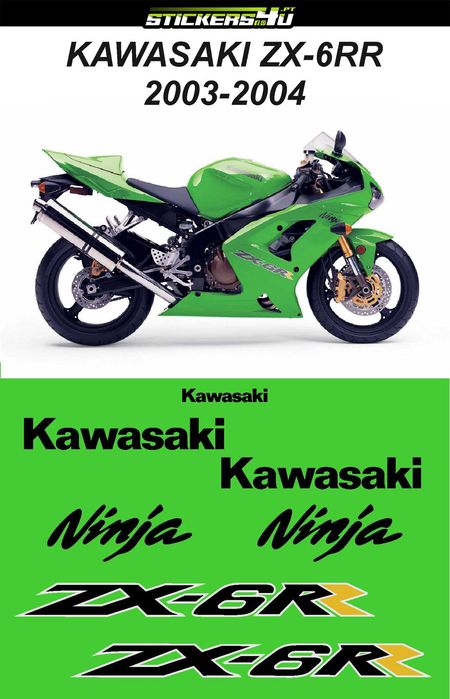KIt Autocolantes Kawasaki vários modelos