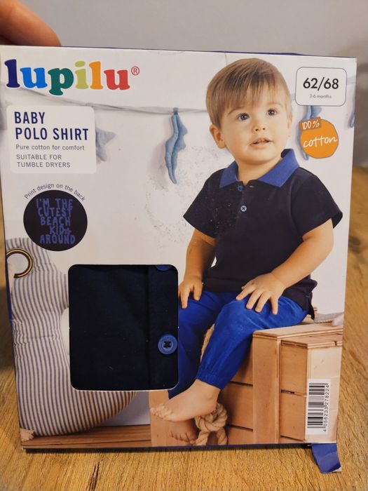 Koszulka niemowlęca polo r 62/68