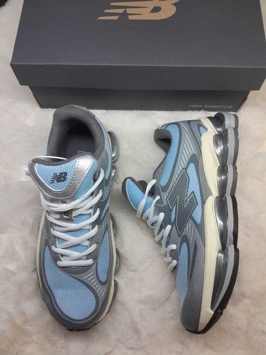 Кросівки New Balance ABZORB 2000 демісезон блакитно-сірі 36–41 без передоплати