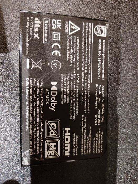 Conjunto peças TV led Philips 65PUS7009 65" polegadas - ou à peça
