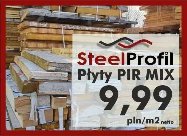 Płyty Warstwowe izolacja PIR PUR OD RĘKI Dachowe Ścienne TANIE zrywki