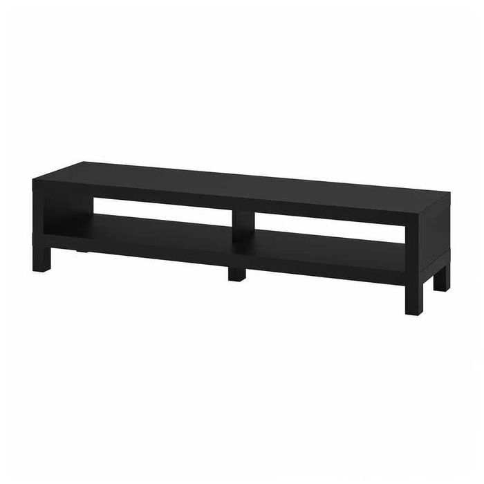 Ikea LACK Móvel TV, preto-castanho
