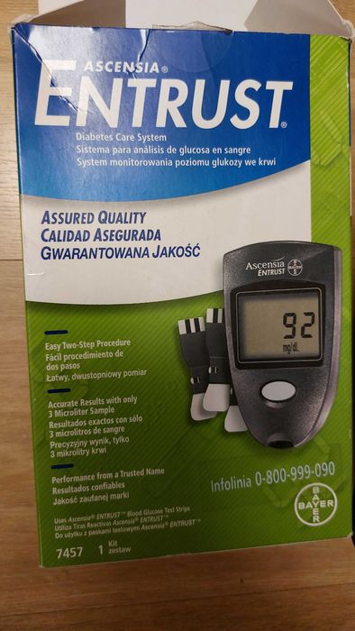 Glukometr Bayer Entrust Ascensia
