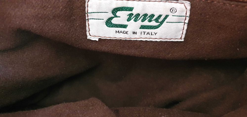 Сумка шкіряна Enny темно-коричнева