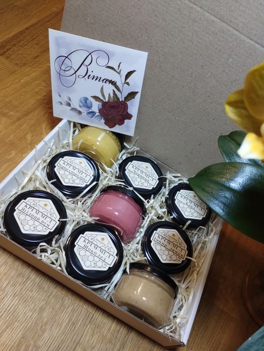 Подарунковий набір крем меду