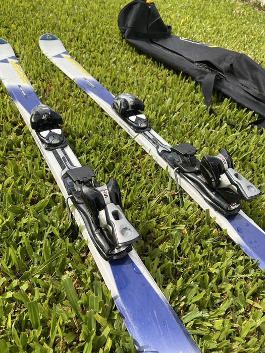 Esquis Fischer S100 CX (160 cm) + fixações Salomon S710 - ano 2003
