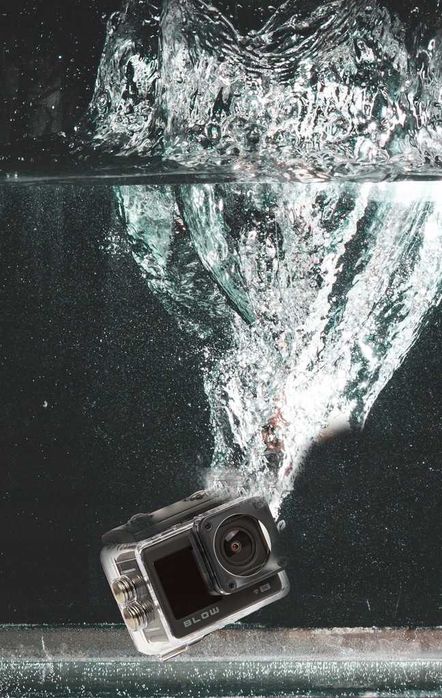 ZESTAW Kamera Sportowa GO PRO 4K WiFi usb UHH Mikrofon pilot uchwyty