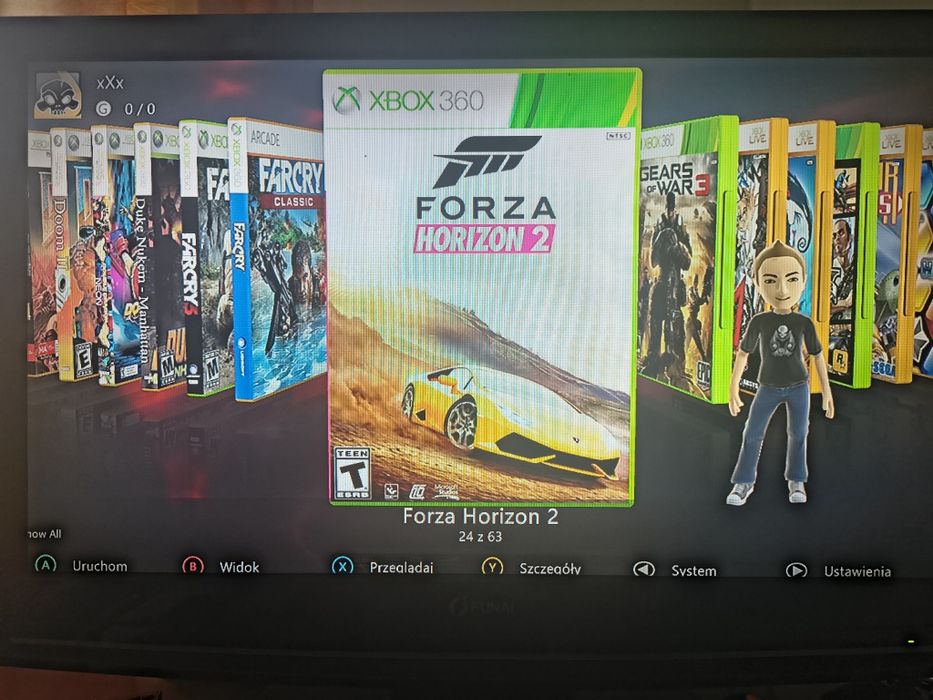 Przerobiony Xbox 360 slim E Aurora jak RGH zestaw